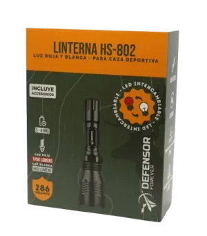 Linterna Orion Defensor Luz Roja y Blanca