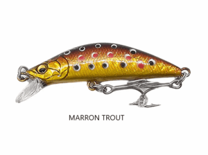 Lethal Minow 65 Suarez Lures Marron Trout