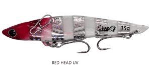 Pacific Vib Suarez Lures Red Head UV 35