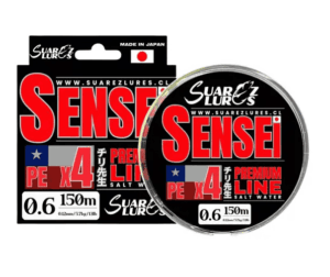 Multifilamento Suarez Lures Sensei x4 PE 0.6 / 0.12mm/ 5.7 kg
