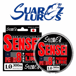 Multifilamento Suarez Lures Sensei x8 PE 1.0 / 0.16mm / 8.5kg