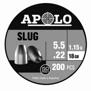 SLUG APOLO. 5.5 mm lata 200 18 grains